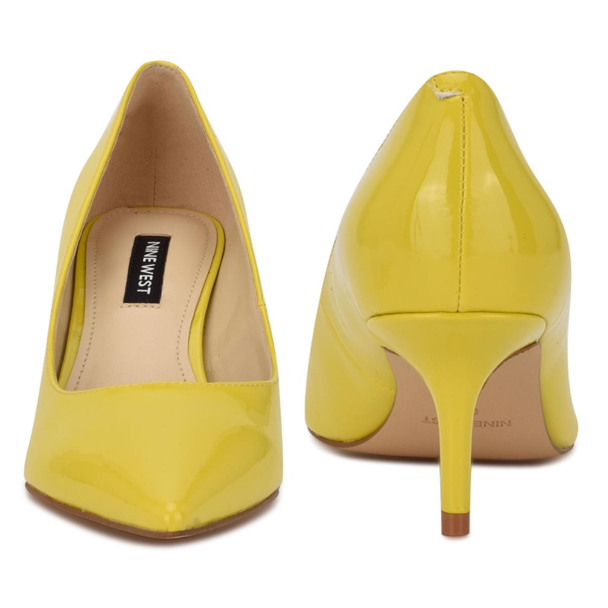 Yellow Women's Nine West Arlene Pointy Toe Pumps | EIGB70356