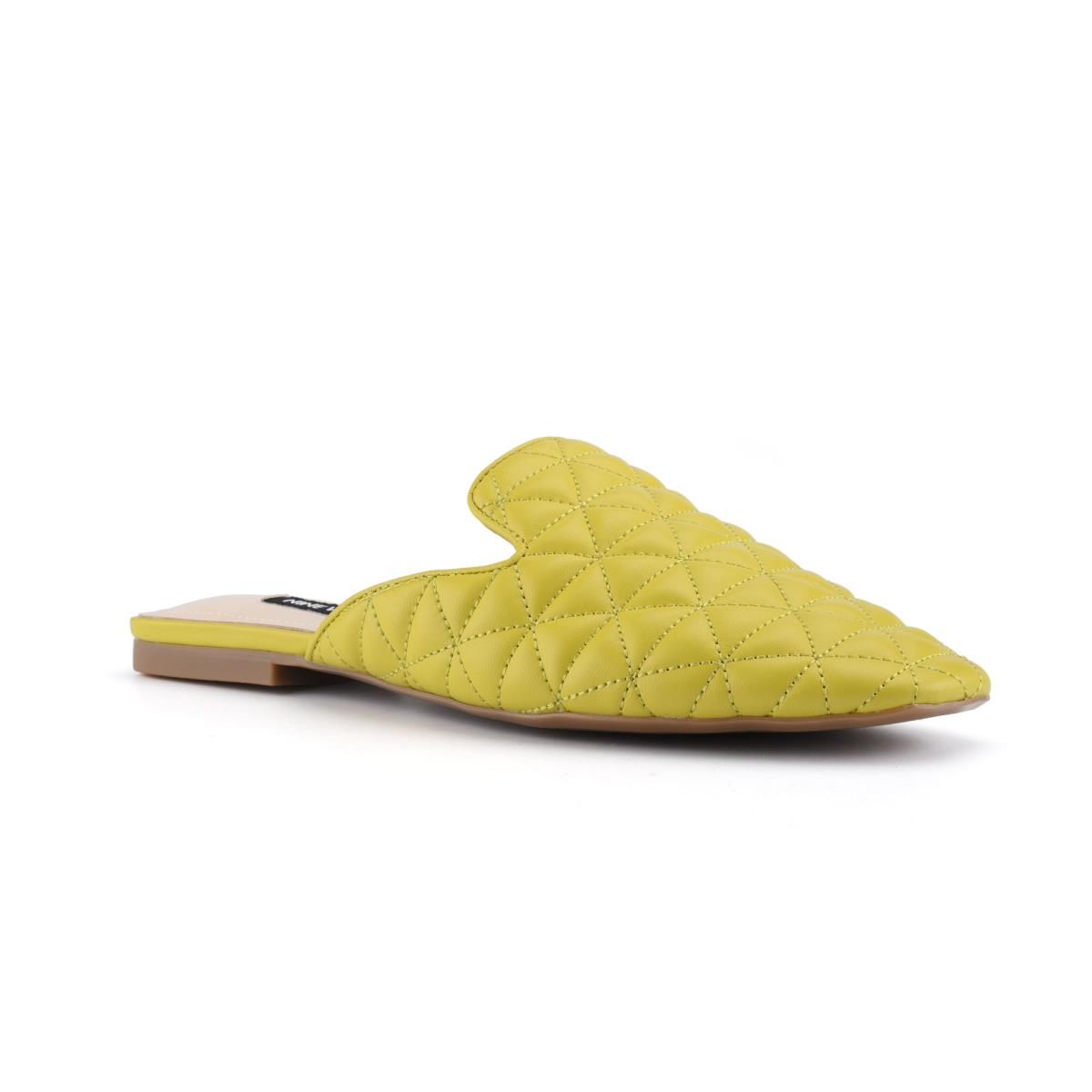 Yellow Women's Nine West Diamond Flat Mules | WNEP67518