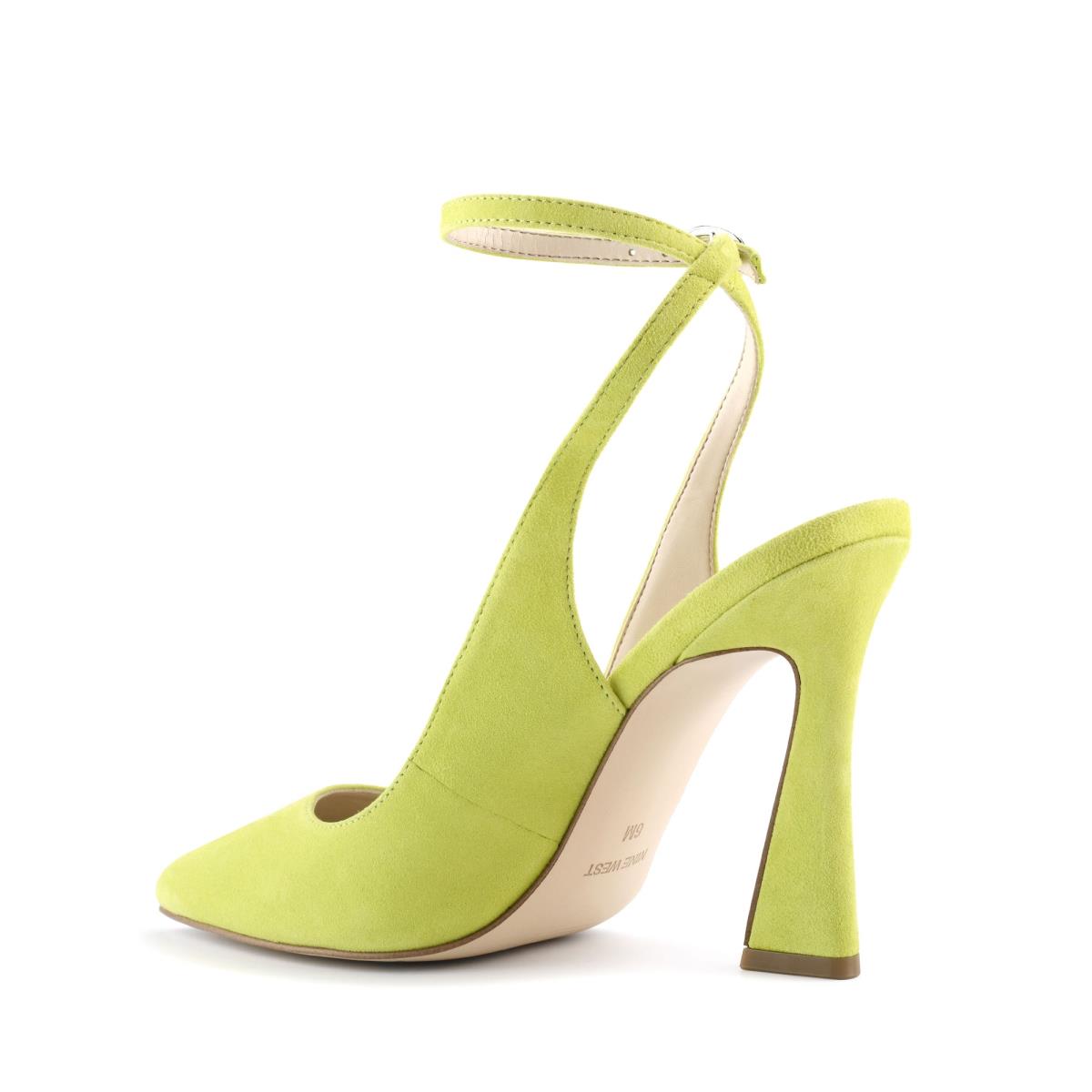 Yellow Women's Nine West Tabita Ankle Strap Dress Pumps | AHMD92045