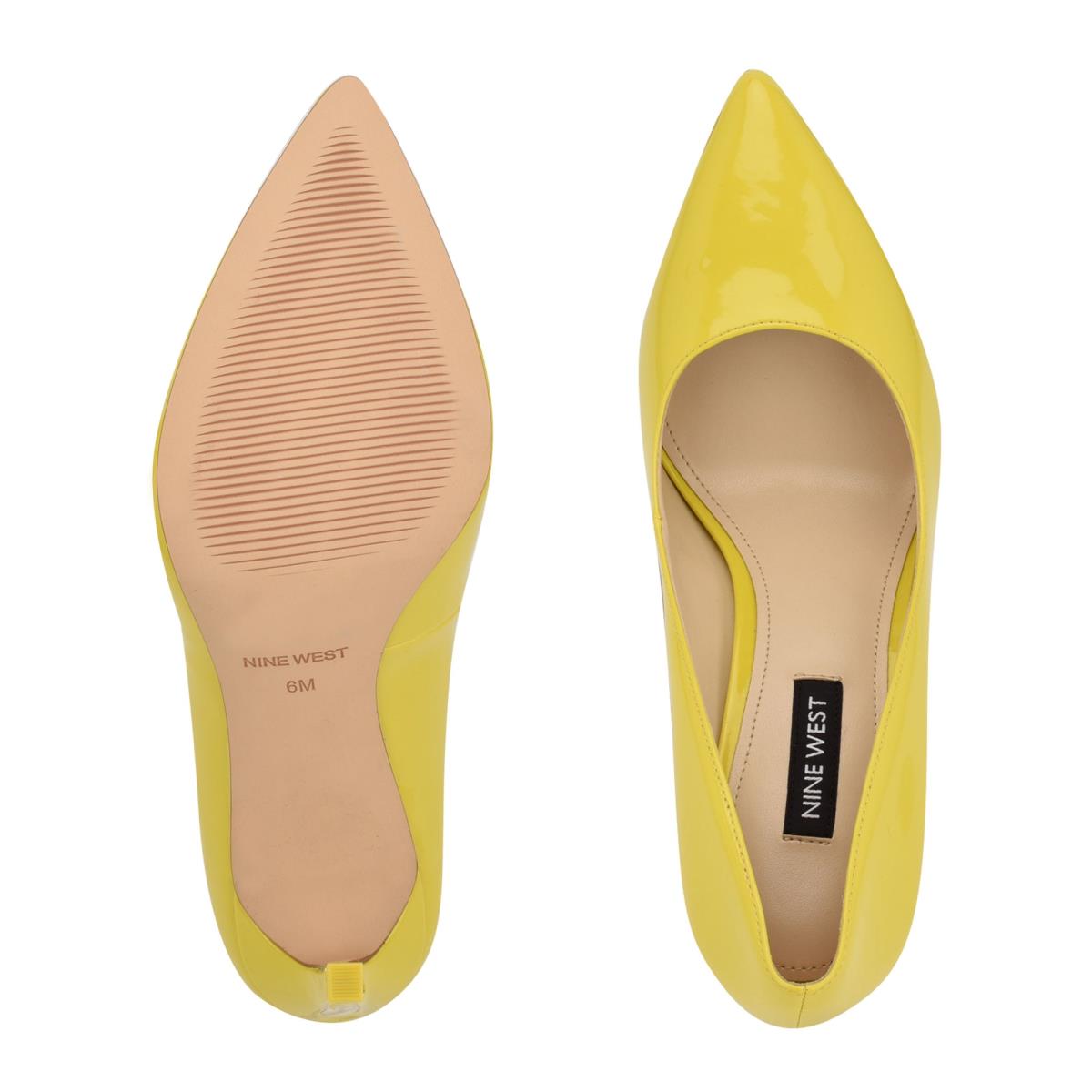 Yellow Women's Nine West Tatiana Pointy Toe Pumps | TYBF73921