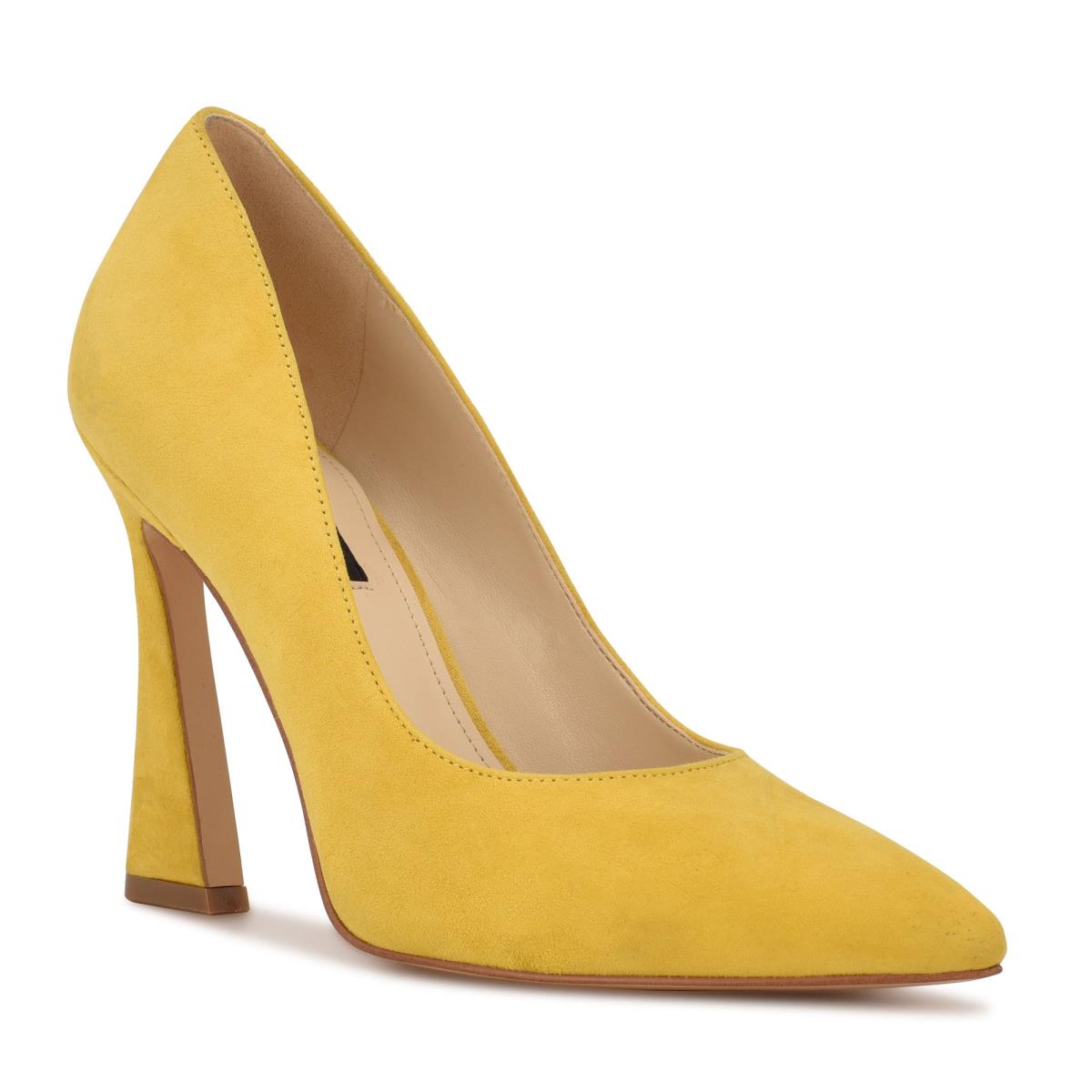 Yellow Women's Nine West Trendz Pointy Toe Pumps | KOGD46802