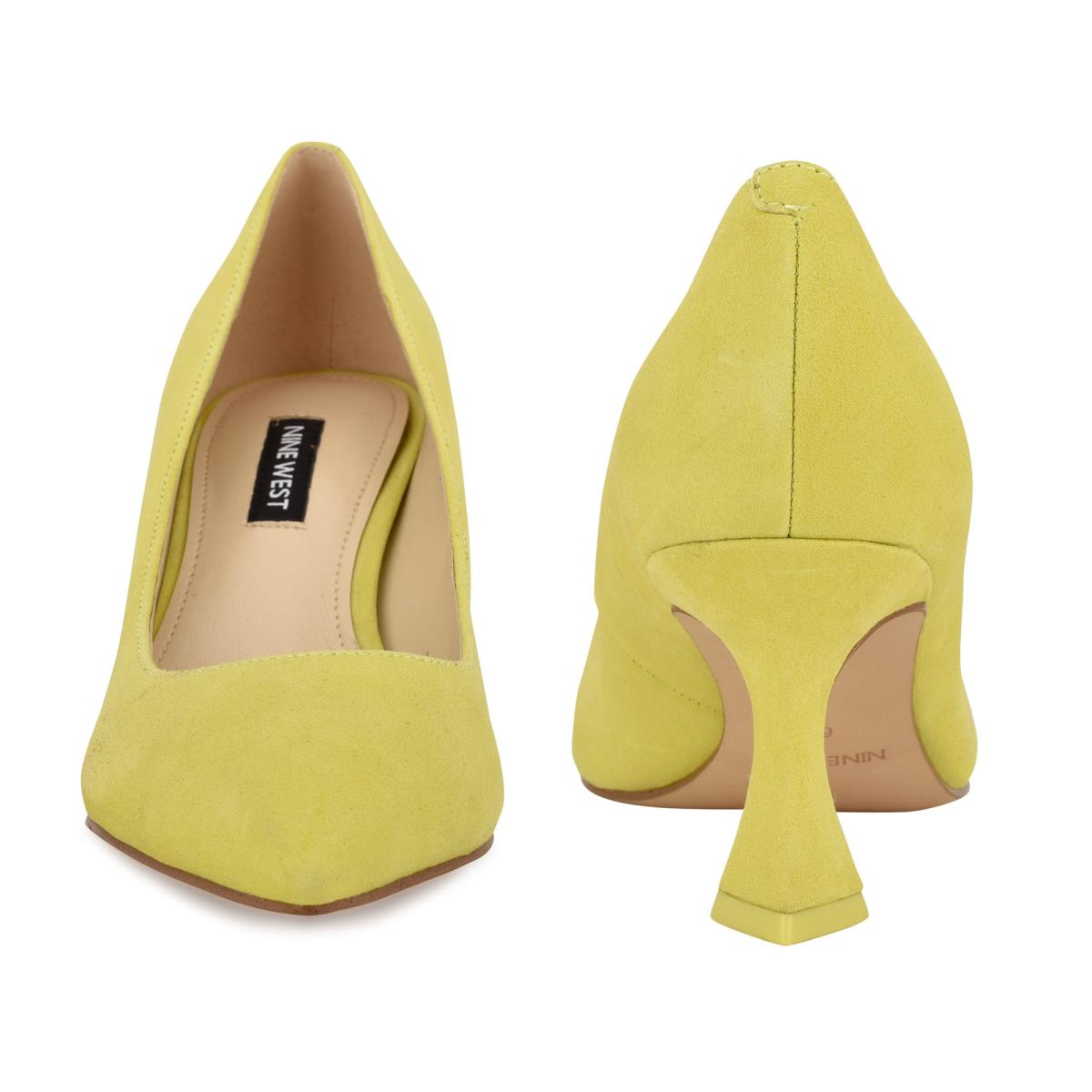 Yellow Women's Nine West Workin Pointy Toe Pumps | SIQO58193