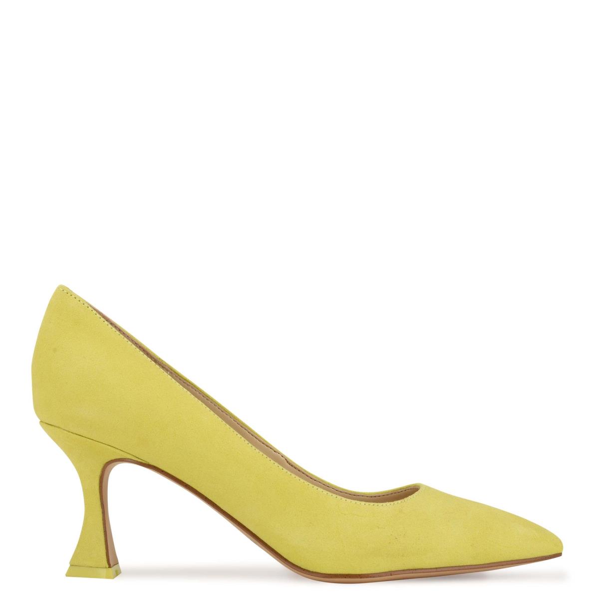 Yellow Women\'s Nine West Workin Pointy Toe Pumps | SIQO58193