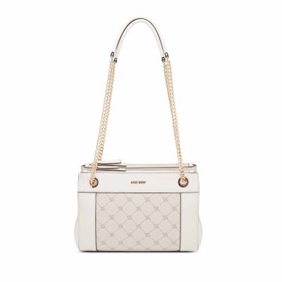 Beige Women's Nine West Ellie A List Crossbody Bags | SNFH03579