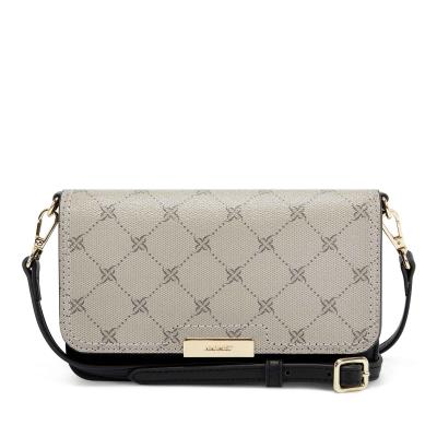 Black / White Women's Nine West Lawson Wallet On A String Crossbody Bags | JQUB59607