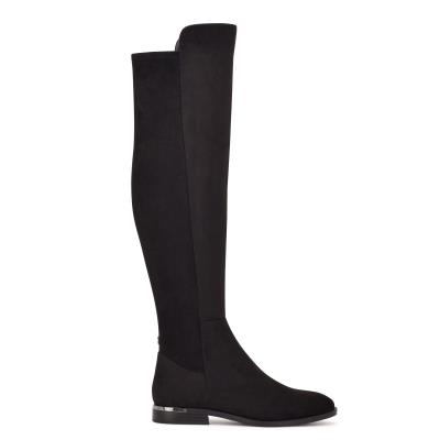 Black Women's Nine West Allair Over the Knee Boots | TJMB08943