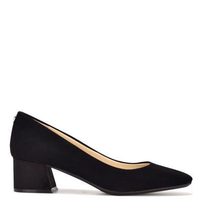 Black Women's Nine West Cloe 9x9 Block Heel Pumps | UXOG15064