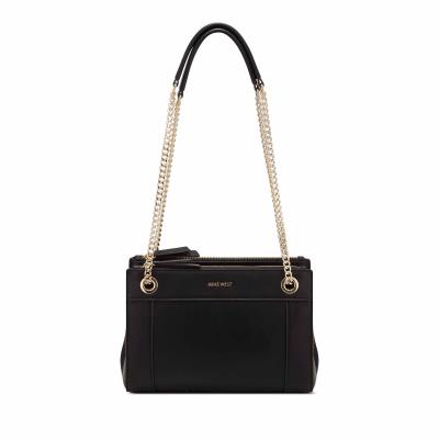 Black Women's Nine West Ellie A List Crossbody Bags | CLTV08245