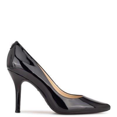 Black Women's Nine West Fifth 9x9 Pointy Toe Pumps | VAMR08649