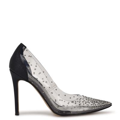 Black Women's Nine West Franca Dress Pumps | DWUE07158