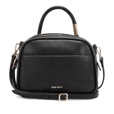 Black Women's Nine West Gail Top Handle Crossbody Bags | OFGT03491