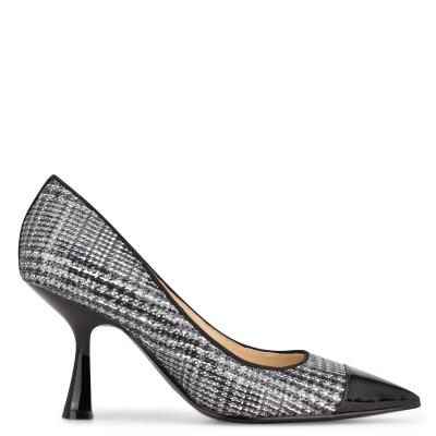 Black Women's Nine West Hippa Pointy Toe Pumps | BTJC45031