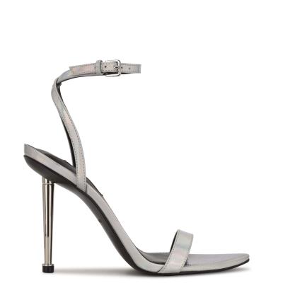 Black Women's Nine West Reina Ankle Strap Sandals | YDBU74052