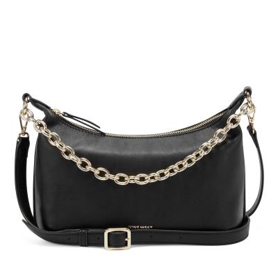 Black Women's Nine West Ronnie Top Zip Shoulder Bag Shoulder Bags | ZXCT07492