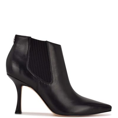 Black Women's Nine West Sofia Dress Booties | VFOK29046