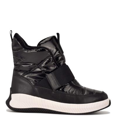 Black Women's Nine West Tracker Booties | ALXD40763