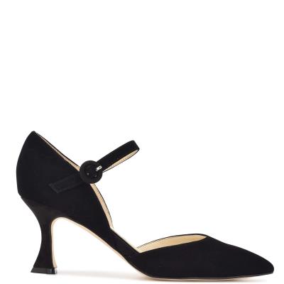 Black Women's Nine West Wanah Pointy Toe Pumps | QTVN60543