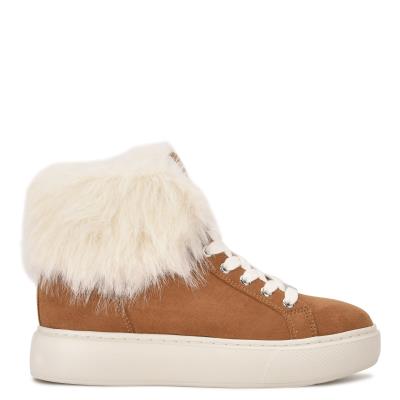 Brown Women's Nine West Keepup Sneakers Sneakers | XWZT32096