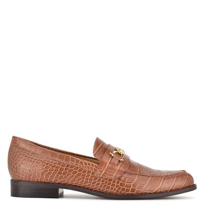 Brown Women's Nine West Onlyou Slip-On Loafers | UJAF23651