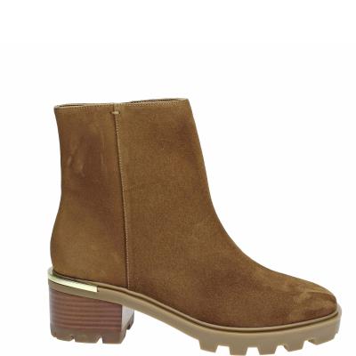 Brown Women's Nine West Remmie Lug Sole Booties | ZURE13698