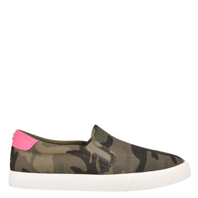 Camo Women's Nine West Lala Slip On Sneakers | DELH80431