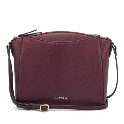 Claret Women's Nine West Paisley Crossbody Bags | OKYV16034