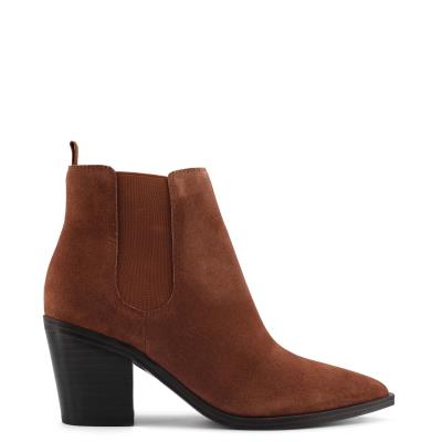 Dark Brown Women's Nine West Wyllis Block Heel Booties | MTWG01245