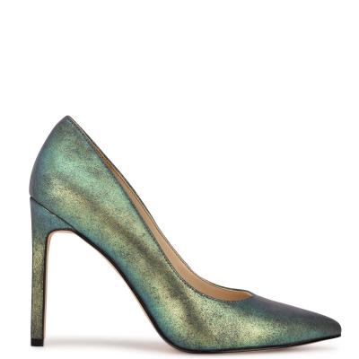 Green Women's Nine West Tatiana Pointy Toe Pumps | AULV08237