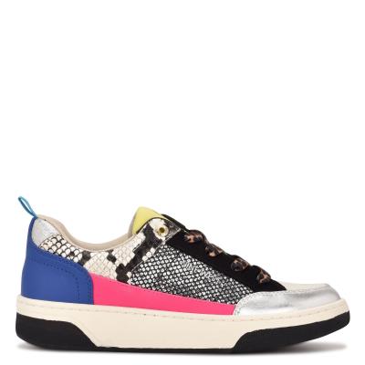 Grey / Multicolor Women's Nine West Elevate Sneakers Sneakers | VDMW63428