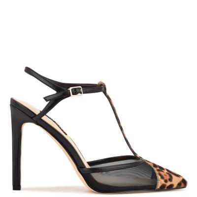 Leopard Women's Nine West Terrah Dress Pumps | JKEL53712