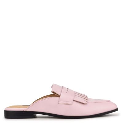 Light Pink Women's Nine West Kilts Mules | RPLD36048