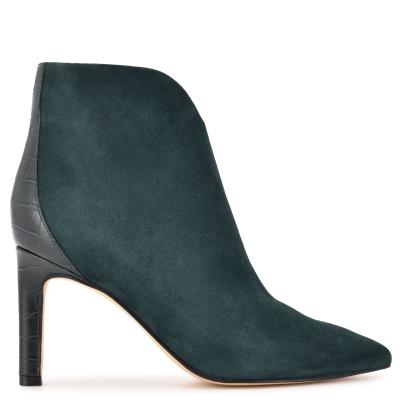 Obsidian Women's Nine West Mikale Pointy Toe Booties | SQWY93021