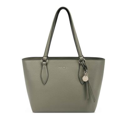 Olive Women's Nine West Paisley Small Tote Tote Bags | JOXI13270