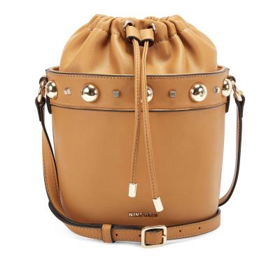 Orange Women's Nine West Laylin Drawstring Bucket Crossbody Bags | NBLT85674