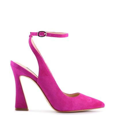 Pink Women's Nine West Tabita Ankle Strap Dress Pumps | NMQA97325