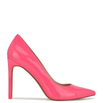 Pink Women's Nine West Tatiana Pointy Toe Pumps | EHWP95712