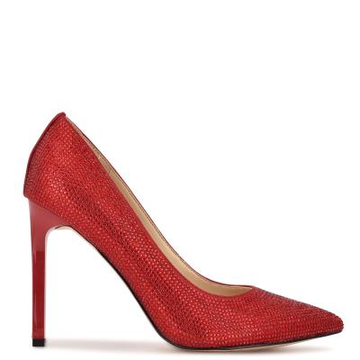 Red Women's Nine West Tatiah Dress Pumps | OJNP25647