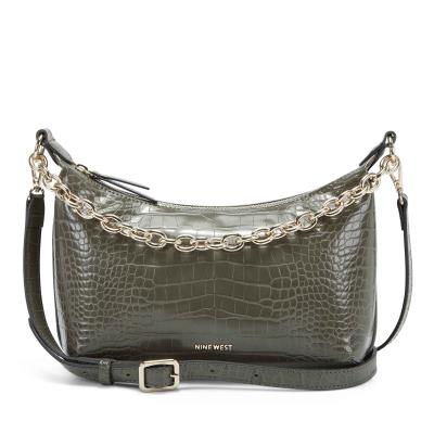 Snake Women's Nine West Ronnie Top Zip Shoulder Bag Shoulder Bags | EMZU38710