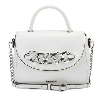 White Women's Nine West Addy Mini Top Handle Flap Crossbody Bags | ZOHB03691