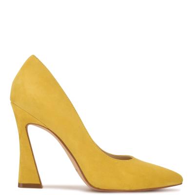 Yellow Women's Nine West Trendz Pointy Toe Pumps | KOGD46802